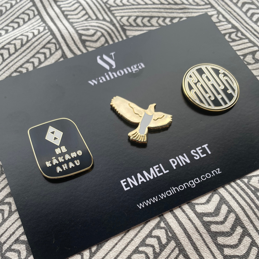 Huatau Enamel Pin Set of 3