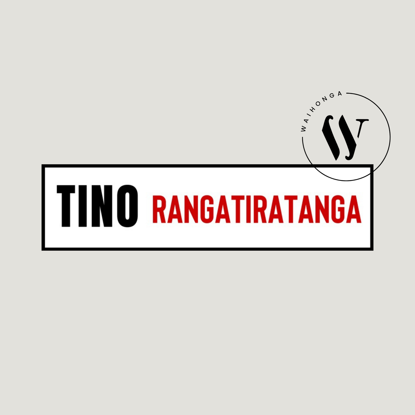 Tino Rangatiratanga Bumper Sticker