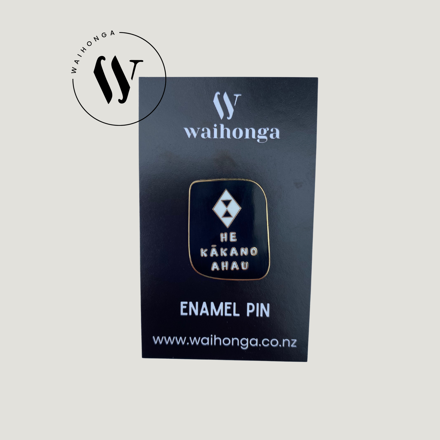 He Kākano Ahau Enamel Pin