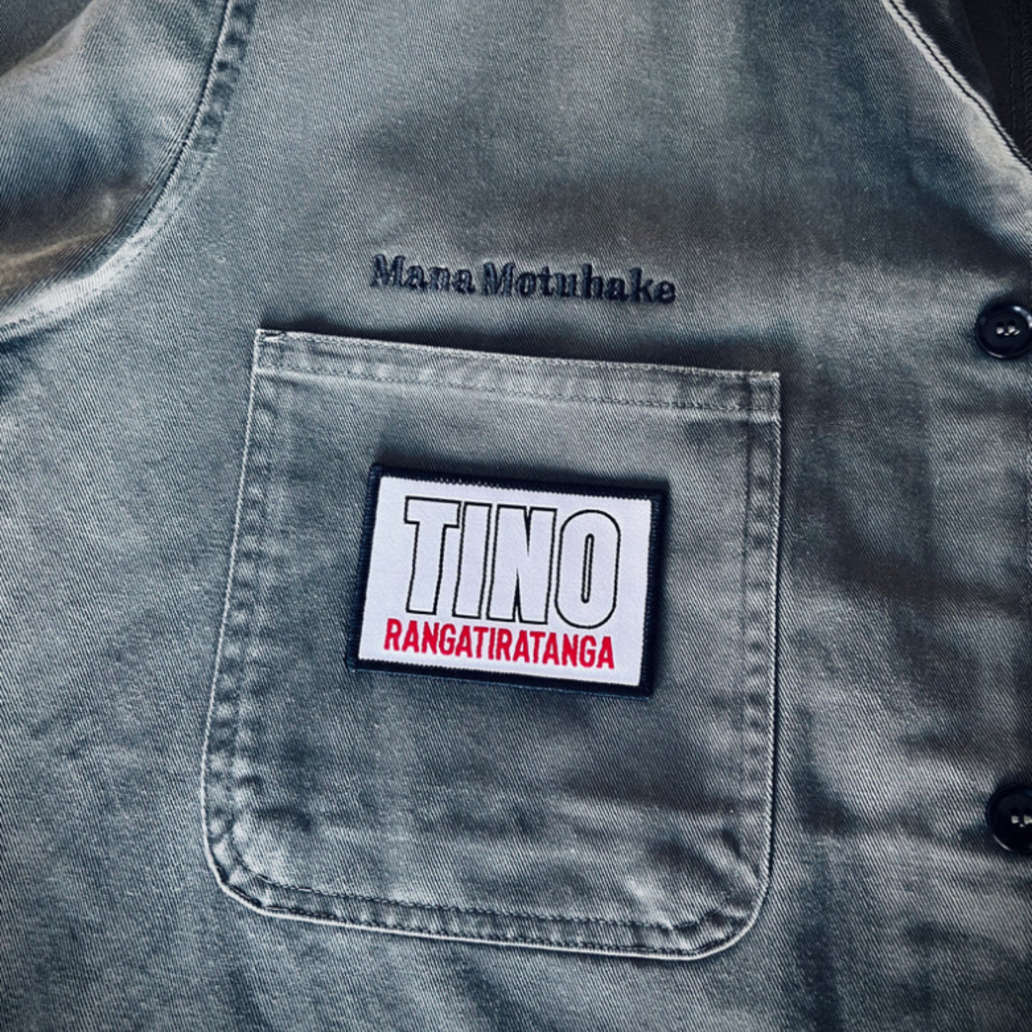 Tino Rangatiratanga Woven Patch